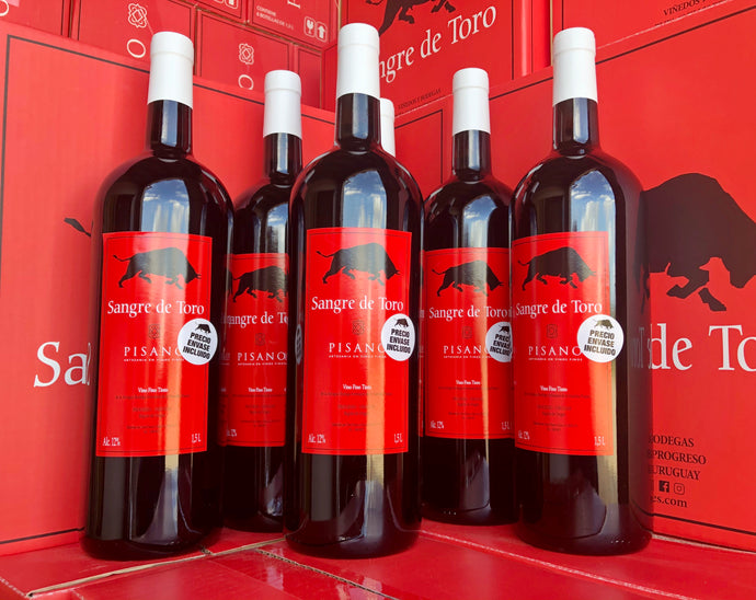 Sangre de Toro Tinto Clásico 6 botellas de 1,5 litros (Envases incluidos) Promoción Envío Gratis a todo Uruguay!